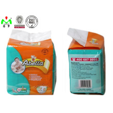 Paño transpirable de alta calidad como cintas mágicas Abella Baby Diaper